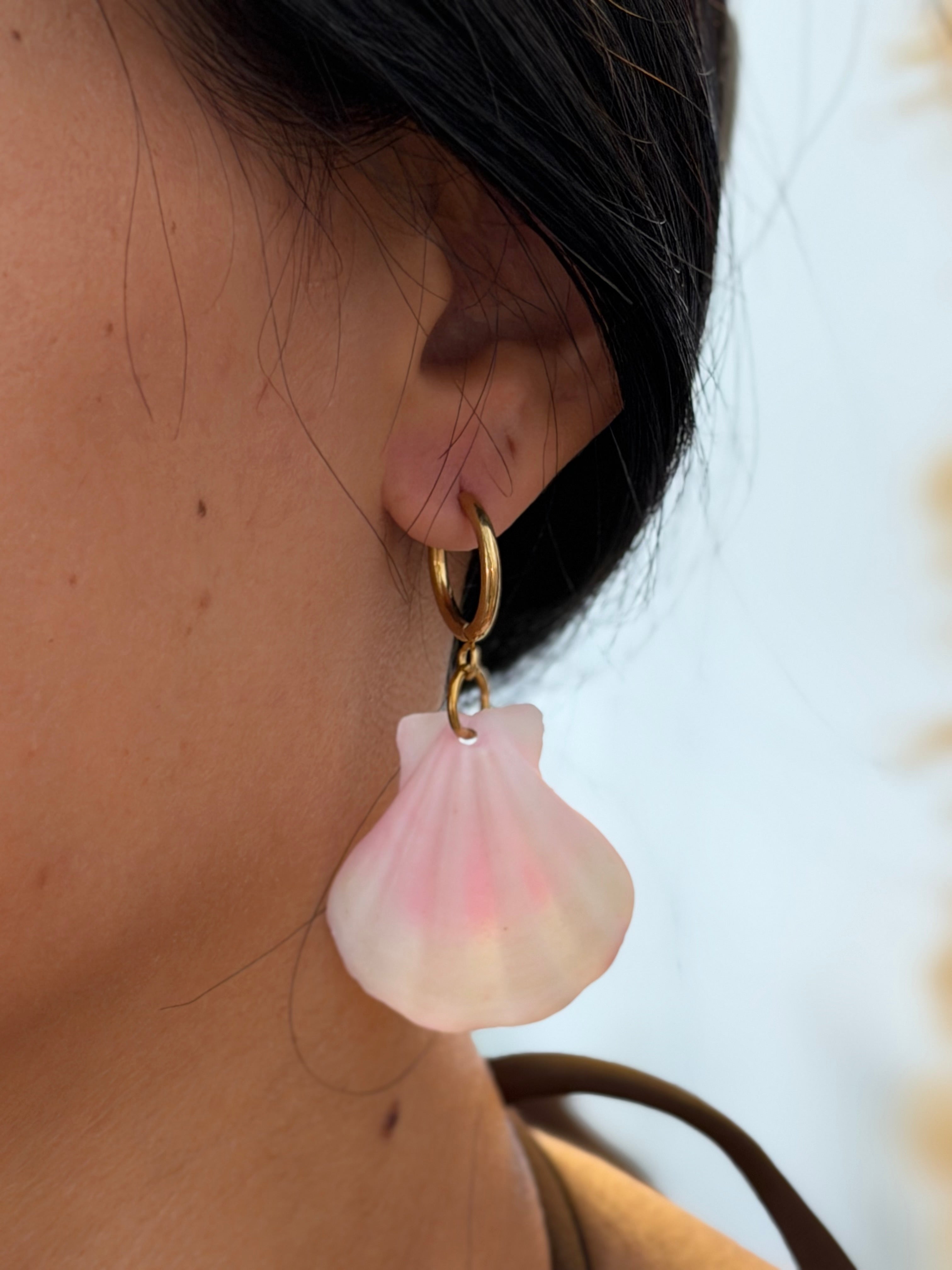 Tiki Yellow Earrings