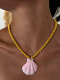 Tiki Yellow Gold Shell