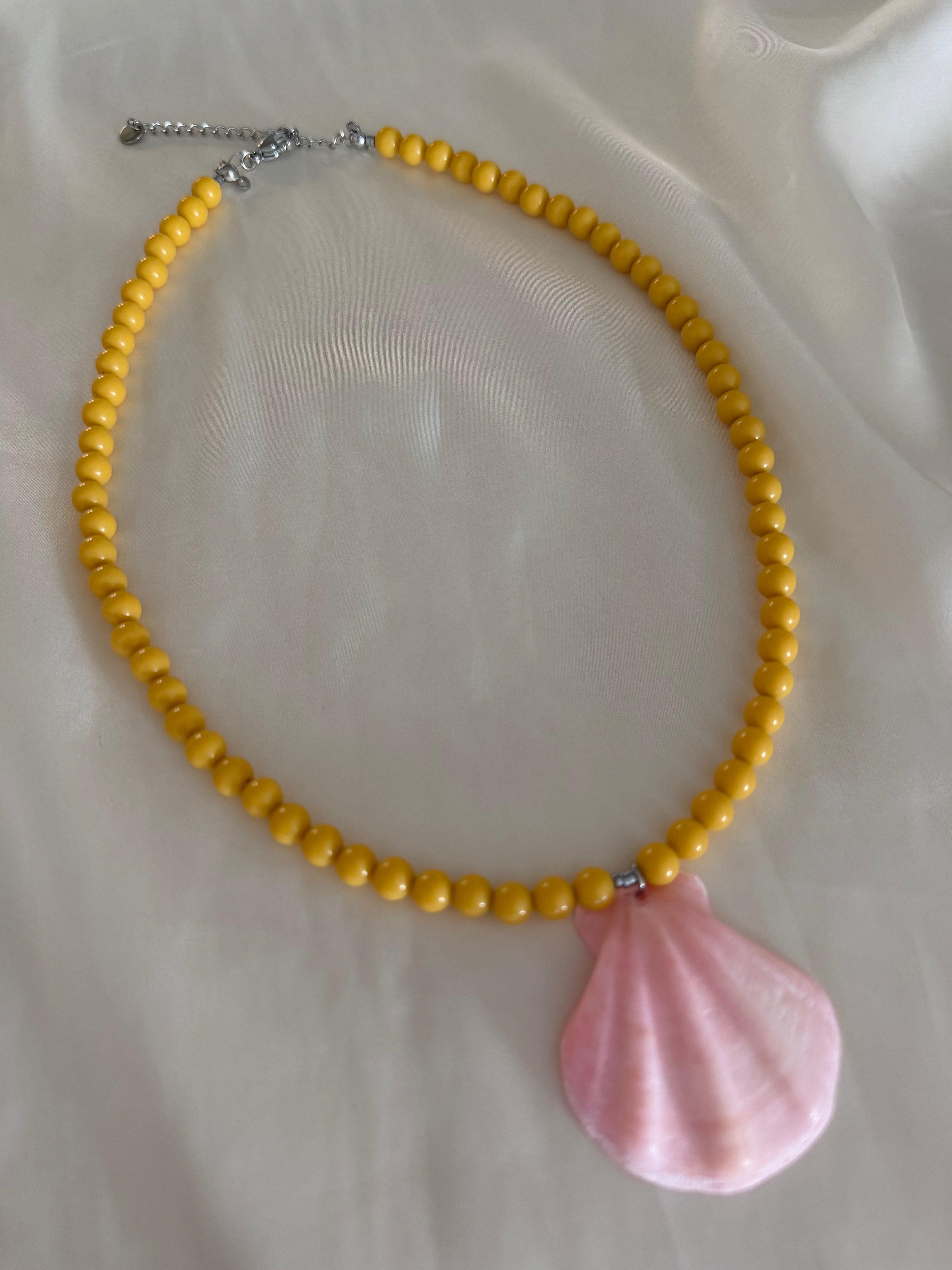 Tiki Yellow Shell Silver