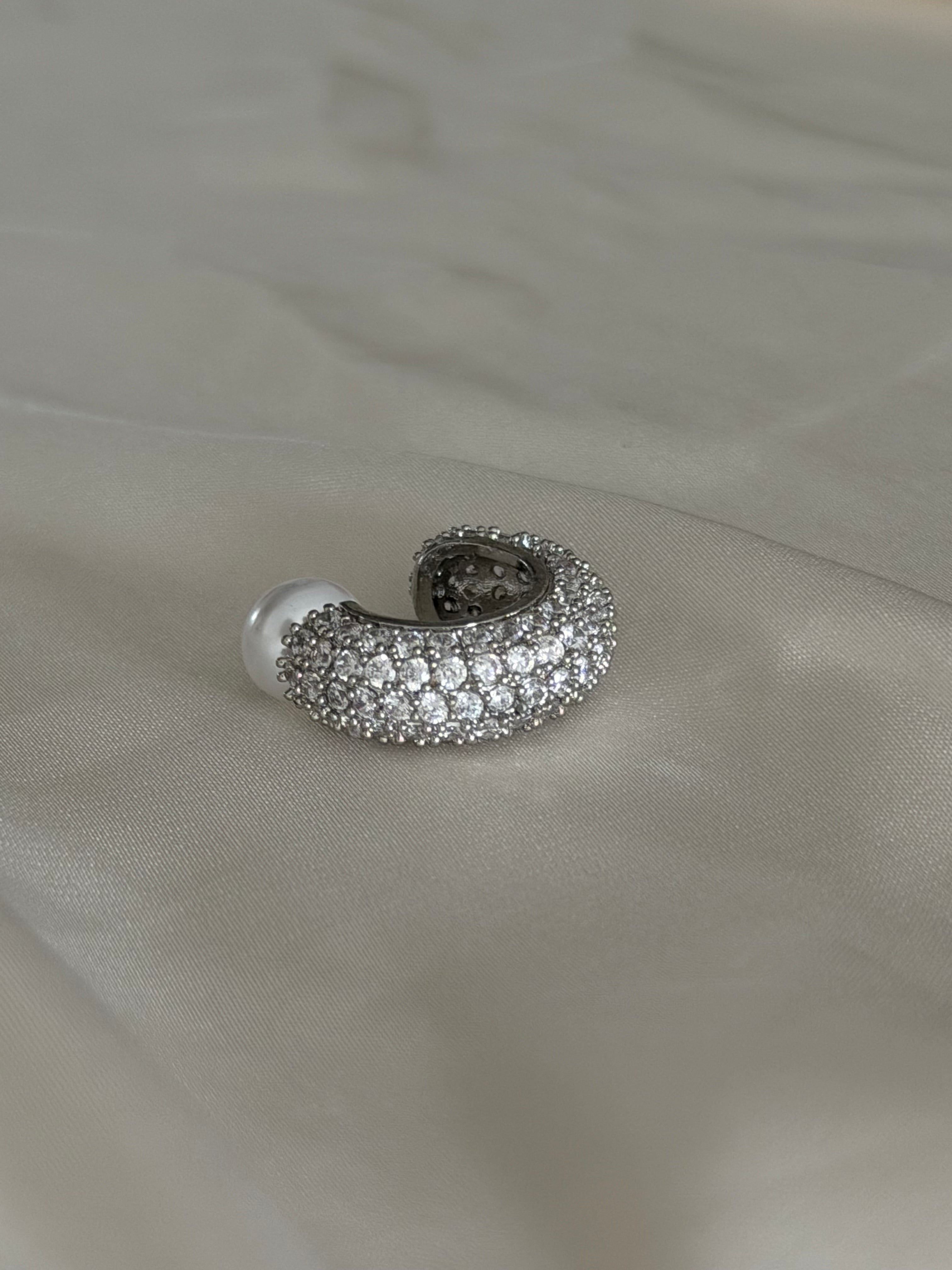 Muse Silver Ear Cuff
