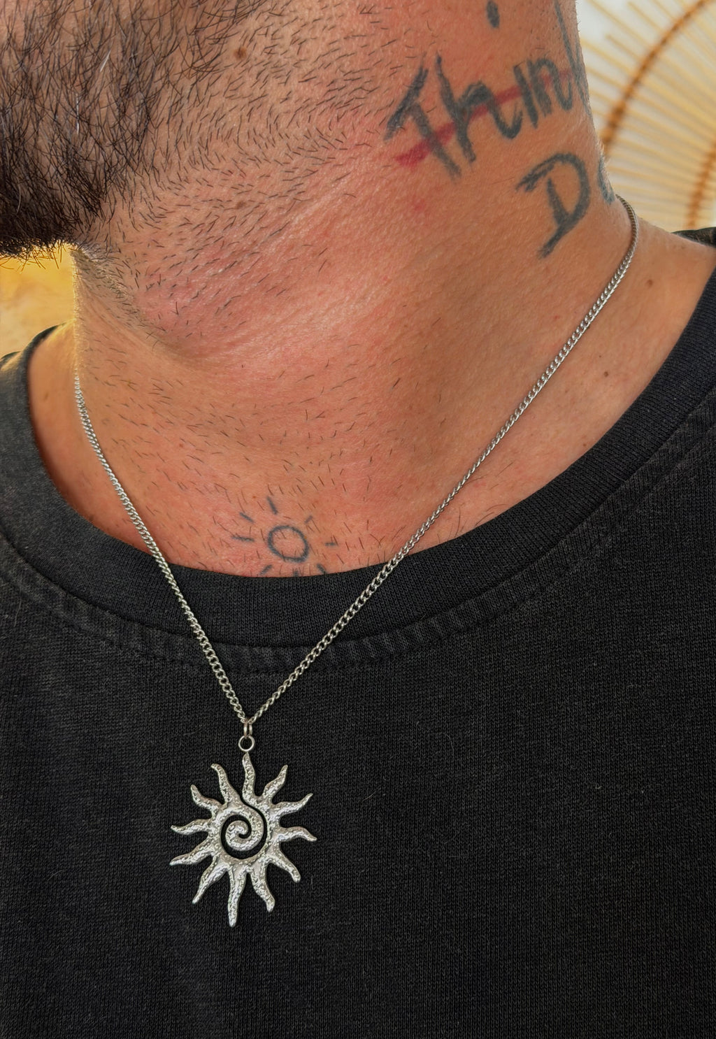 Helios Silver Necklace