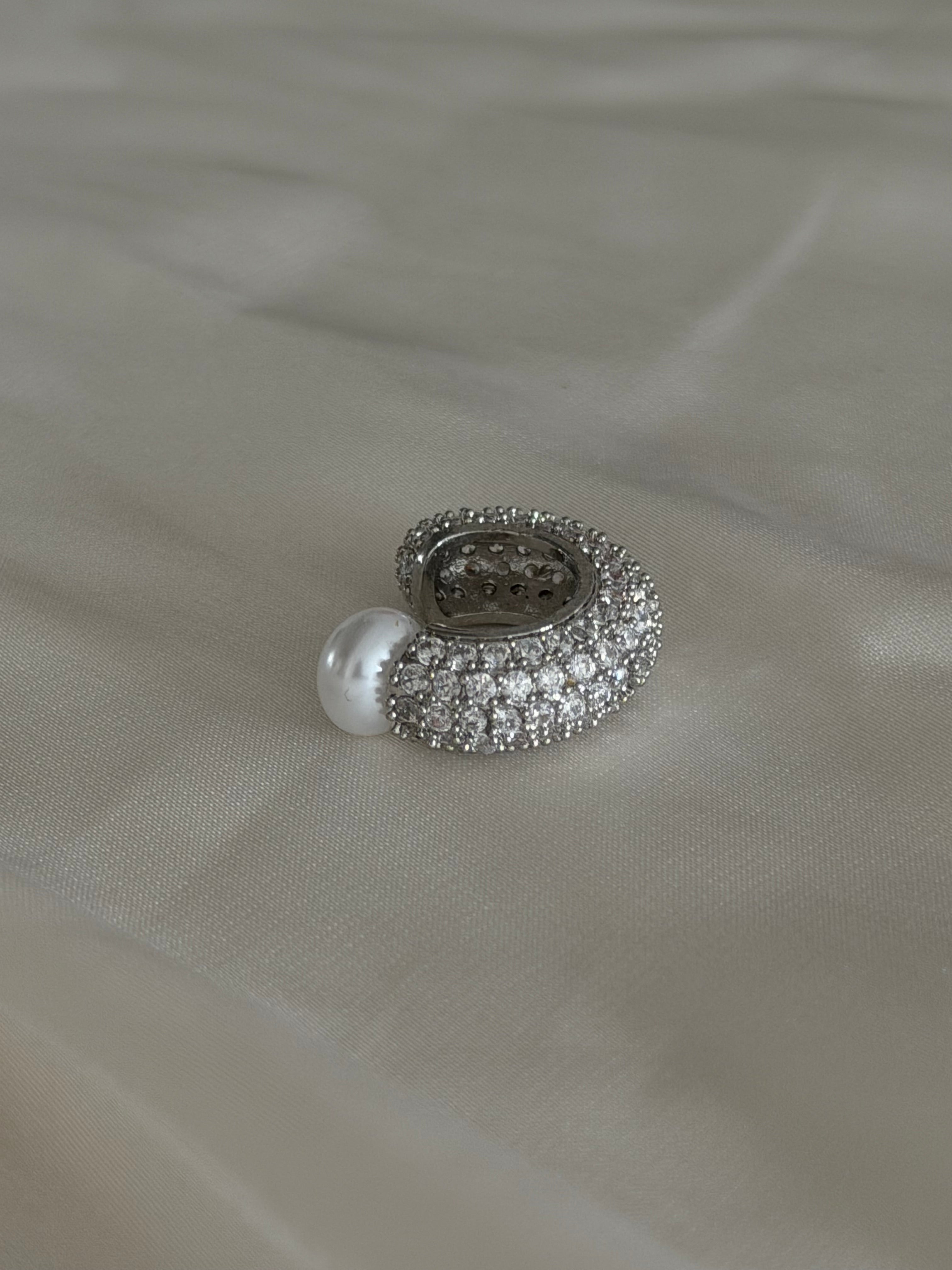 Muse Silver Ear Cuff