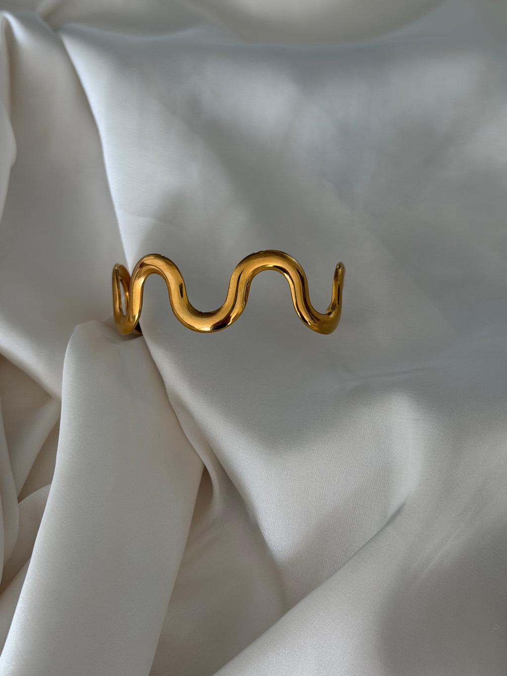 ABSTRACT GOLD CUFF